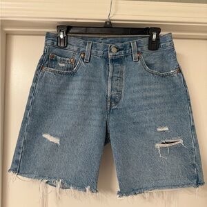 Levi’s - 501 Women’s High Rise Mid Length Jean Shorts